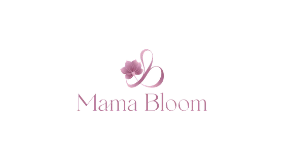Mama Bloom trademark application logo on cream