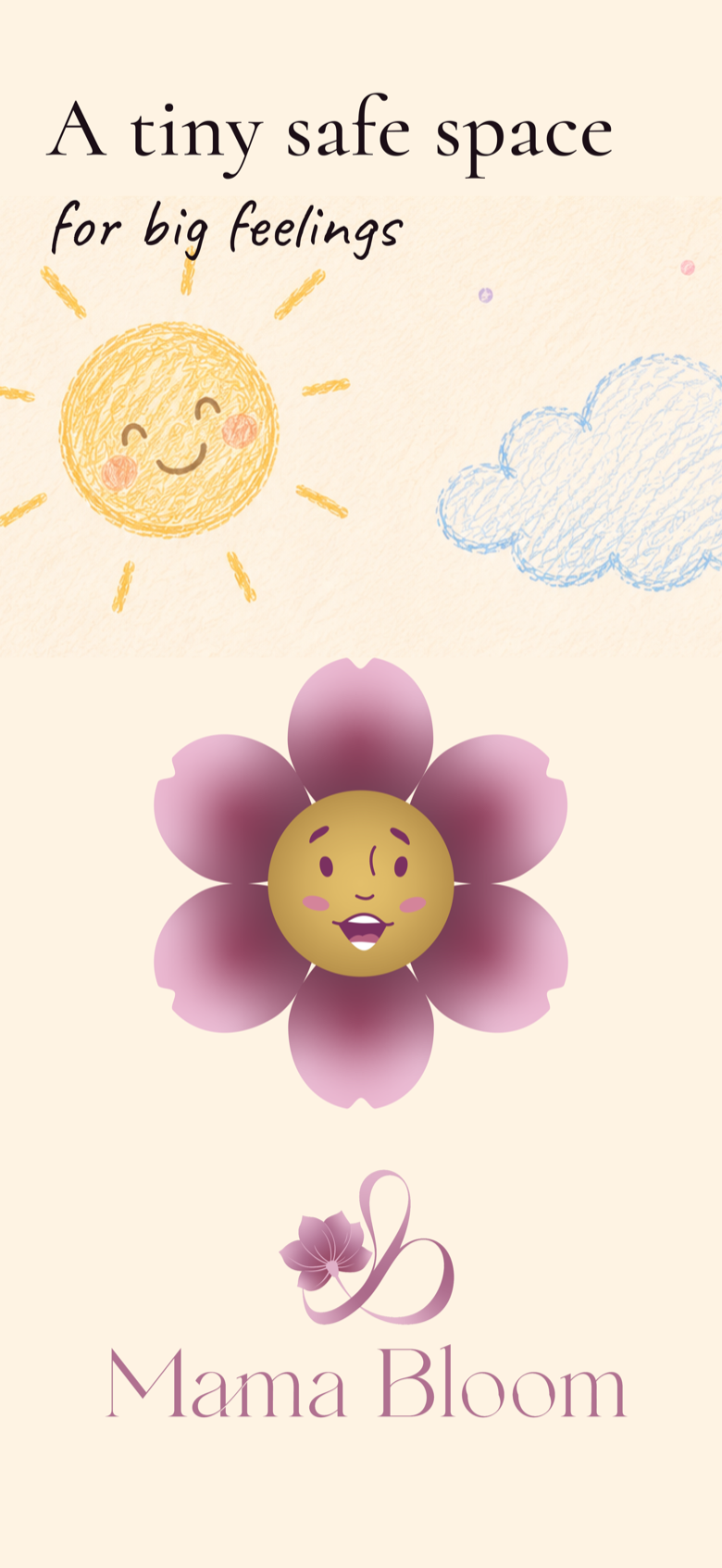 An illustrated, tender corner of Mama Bloom